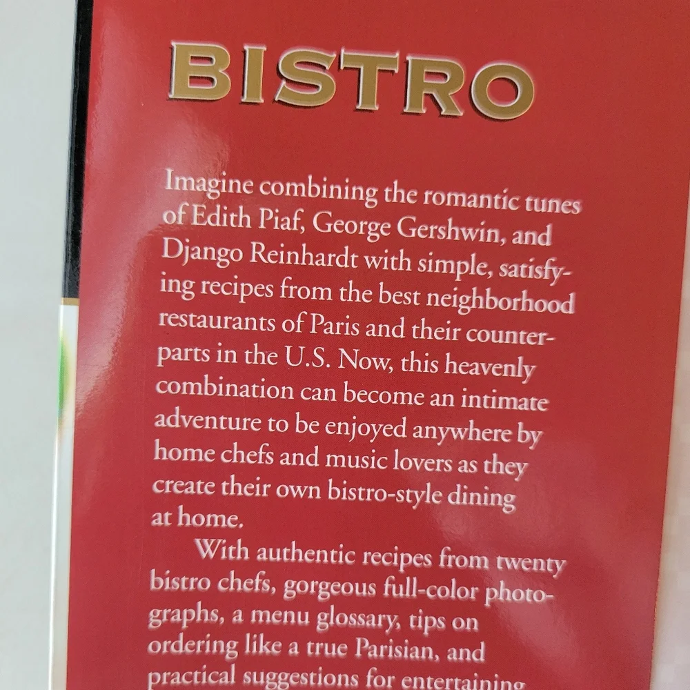 Paris Bistro Cookbook: 